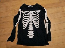 Langarmshirt Skelett H&M Gr
