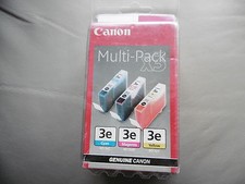 *NEU* CANON MULTIPACK 3 TINTEN ORIGINAL BCI3ec BCI3eY BCI3eM CYAN GELB MAGENTA