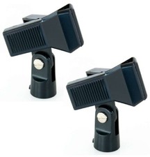 2 x ADM gefederte Mikrofonklemme Mikrofonklammer 5/8" bis 35 mm Mikrofon Halter