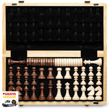 Magnetisches schachspiel holz - magnetisches,