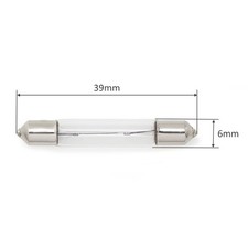 Soffitten-Lampe, 6x39mm, S5.5