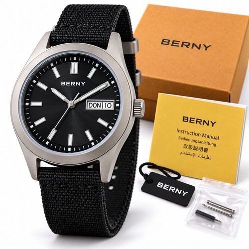 Berny t2597m titan herren - t2597m, uhr