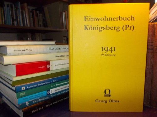 Einwohnerbuch königsberg - königsberg, (pr)