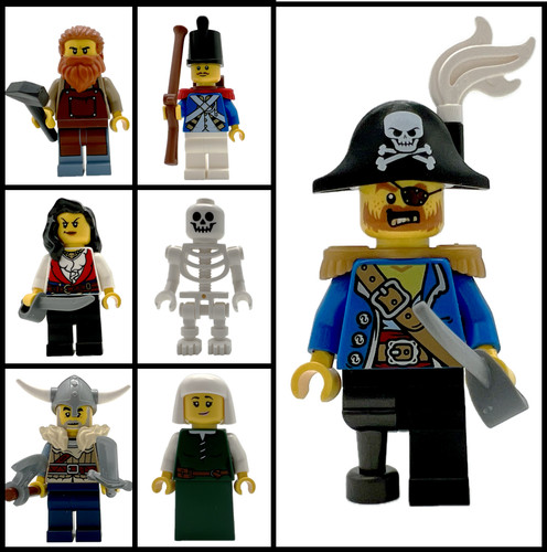Lego minifiguren ritter - minifiguren:,