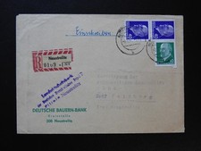 1863/ DDR Umschlag RBrief, Deutsche Bauern-Bank