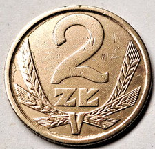 Polen 2 Zlote 1981, Messing