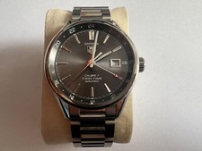 TAG Heuer Carrera Caliber 7 Twin Time 41MM Automatik GMT Datum Herrenuhr TOP