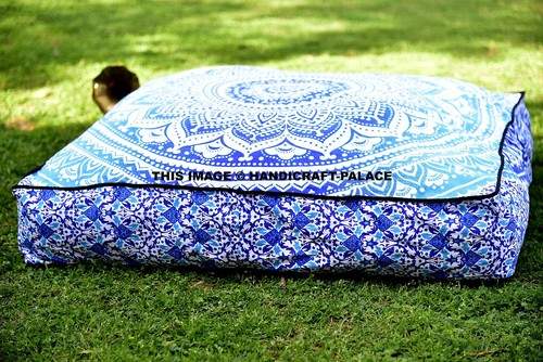 Indisch mandala boden kissen - mandala,