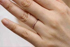 Zarter Diamant Memory Goldring