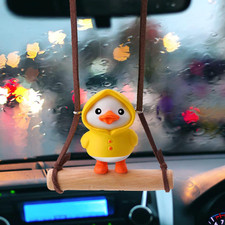 Schwingende ente auto hängen - auto,