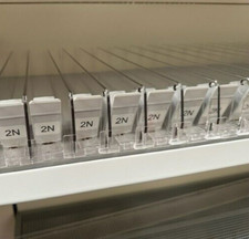 Tegometall Tabak Clipschiene L 100 cm Pusher Zigaretten Tabak Regal