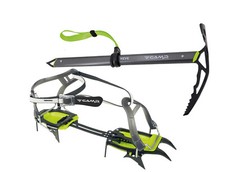 Steigeisen Camp Ascent Universal + Steigeisentasche + Eispickel Neve grau