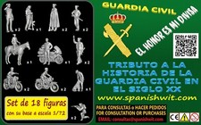 GUARDIA CIVIL - 18 FIGURAS A