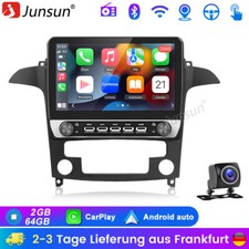 Carplay Android 14 Autoradio GPS Navi WIFI BT KAM 64G Für Ford S-Max 2007-2015