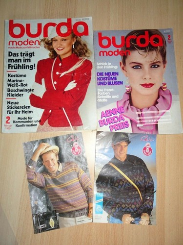 Burda moden 1980 1983 80er - burda,