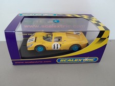 Scalextric C2787 Ferrari 330 P4 #11 gelb/Felgen blau analog 1:32-OVP, unbenutzt