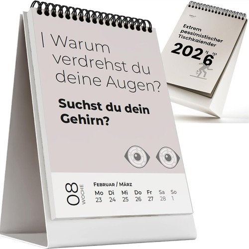 Demotivierender tischkalender - demotivierender,