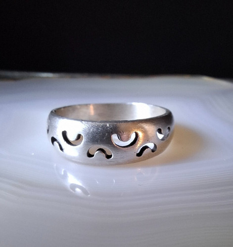 Ring silber 925 bandring - silber,