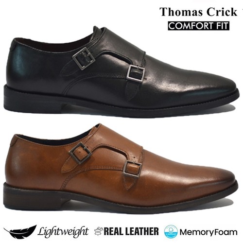 Herren leder doppel - doppel, monk