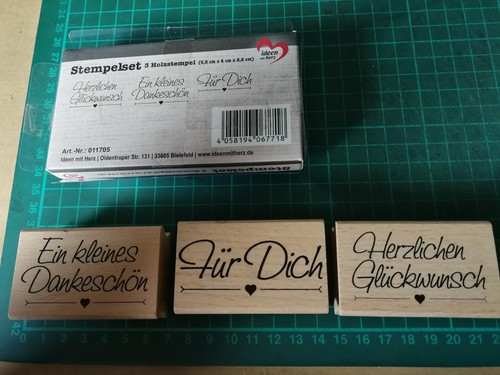 Stempelset 3 stempel - 3,