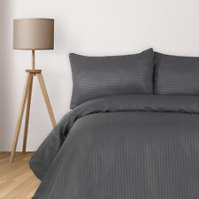 Hotelbettwäsche Bettwäsche Kissenbezug Bettgarnitur Damast Streifen DeluxeWeich