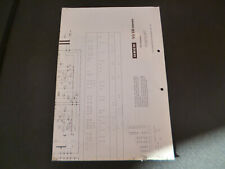 Original Service Manual Schaltplan UHER VG 830 STEREO