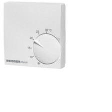 Reissertherm Aufputz - Raumthermostat  extra flach, 5-30 C, AC230V, weiß