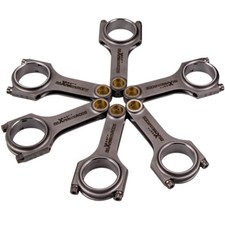 6x Stahlpleuel Bielas Conrods