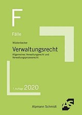 Fälle Verwaltungsrecht: Allgemeines Verwaltungsrecht und... | Buch | Zustand gut