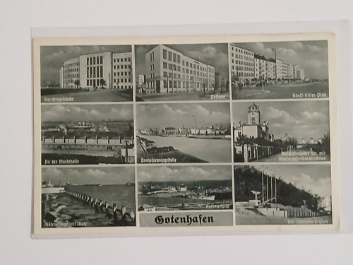 Gotenhafen gdynia mehrbild - ak,