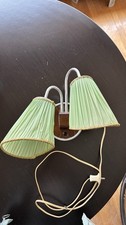 Wandlampe 1950er Plissee