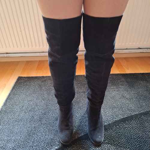Overknee stiefel wildleder - overknee,