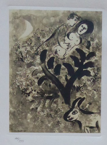 Marc chagall die - liebende, 1985