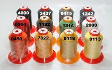 (0,017 € / m) AMANN SERAFIL 40 Nähgarn, je 1.200m, für Leder, Farbauswahl