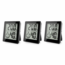 3x Digital Mini Hygrometer