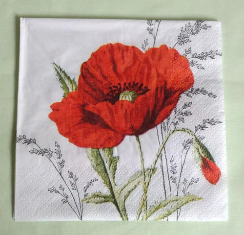 Lose servietten klatschmohn - servietten,