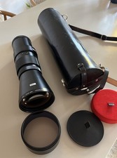 PENTACON Objektiv F5,6/500mm + Ledertasche aus DDR inkl. Filter - Sehr Gut