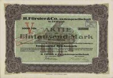 H. Förster Klaviere Flügel Piano 1920 Leipzig Sachsen Magdeburg 1000 M Dekorativ