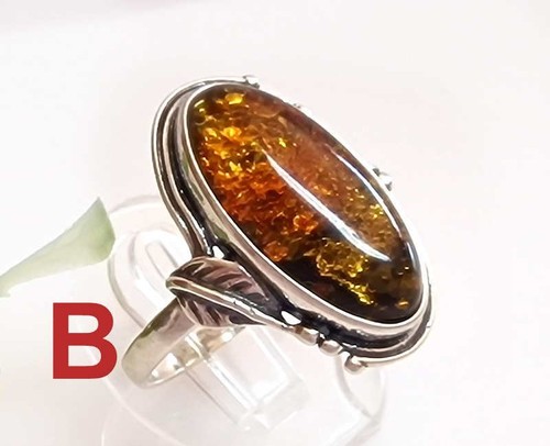 Bernstein ring silber 925 - ring,