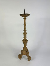 Antiker Barocker Leuchter Holz