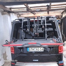 t6 T6.1  Fahrradträger Heckklappe Adapter für T5 dabei  4 Räder Träger Multivan 