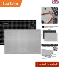 Verdickte A3 Schneidematte 12x18, selbstheilend & langlebig für kreative Hobbys