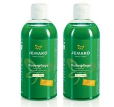 Jemako Bodenpflege Eco Plus Set 2x500ml langanhaltendes streifenfreies Reinigen 