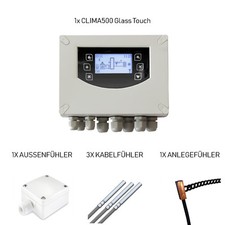Witterungsgeführte Steuerung / Regelung mit Aussenfühler Ersatzteil Glass Touch