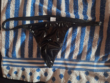 Herren String Tanga Lack