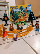 Playmobil 123 Wald Tiere Set - Rehe, Hasen, Eule, Förster, Bäume 6772 Mit OVP