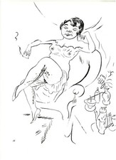 George Grosz " Vor dem Tee "
