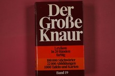 270832 DER GROSSE KNAUR Lexikographisches Institut Lexikon in 20 Bänden farbig