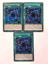 3x Schattenpuppen-Fusion SHVA-DE057 Secret-Rare 1 Auflage YU-GI-OH Playset