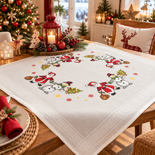 Stickpackung weihnachtsmann - stickpackung, +